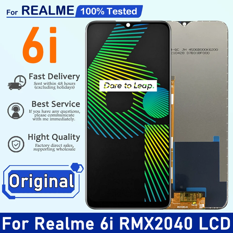 Per Oppo Realme 6i RMX2040 Display LCD Touch Screen