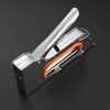 Upholstery Stapler 4/6/8mm Paper Window Tacker Tools with 2400pcs Nails Stainless Steel for Woodworking for Furniture Binding 4