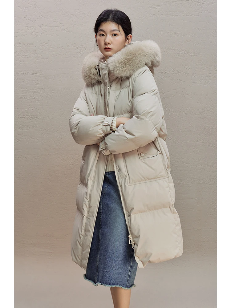 epine fur collar quilting down coat 今季 大人気コートが復刻❤︎ fur collar quilting down coat