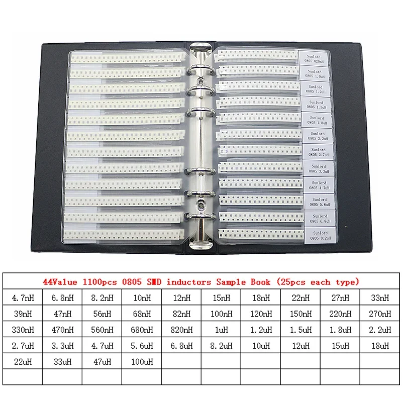 Comprehensive Inductor Assortment Kit - Diverse Range from 2.2uH to 100mH