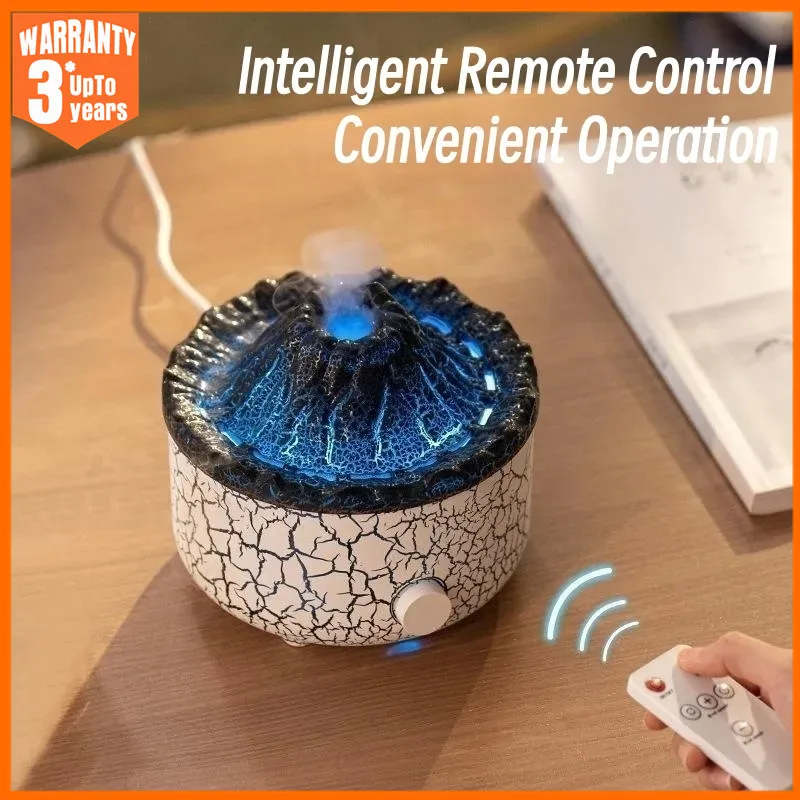 560MLAromatherapyHumidifiersDiffusers3DSimulatedFlameAir