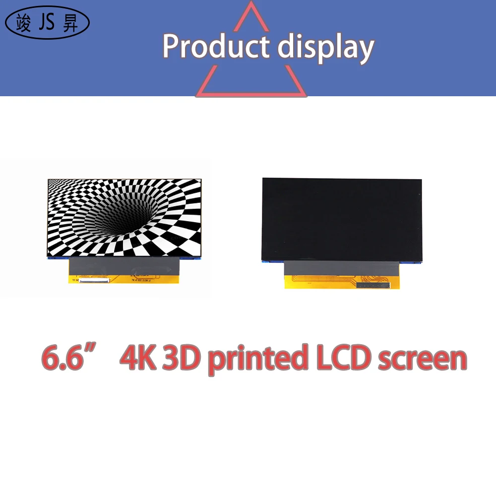 6.6 inch 4K 4098*2560 Monochrome LCD Exposure Screen For LCD 3D Printer For ELEGOO Mars 3（Pro）ANYCUBIC mono 2 NOVA bene6