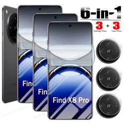 Versatile Hydrogel and Lens Film Screen Protector Set for Screen and Lens Film (Find X8 Ultra)