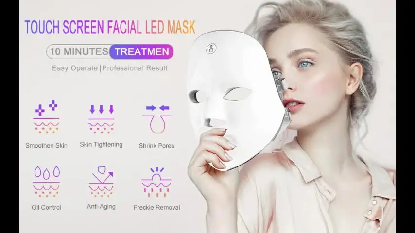 Беспроводная светодиодная маска для лица Windaily