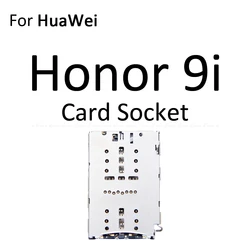 Sim Card and Micro SD Slot Tray Reader Holder Connector Replacement (For Honor 9i Socket)