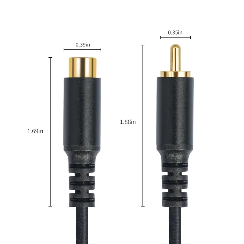 CAVO AUDIO VIDEO ANALOGICO PROLUNGA DA 5 METRI 3 RCA-3RCA MASCHIO MASCHIO