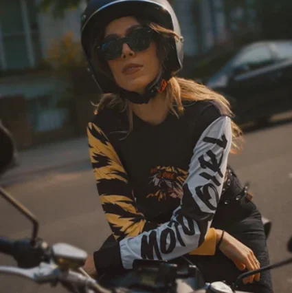 Cycling Shirt Woman Mountain Bike MTB Long Sleeve Shirt Downhill Jersey Motocross Jersey Roadbike