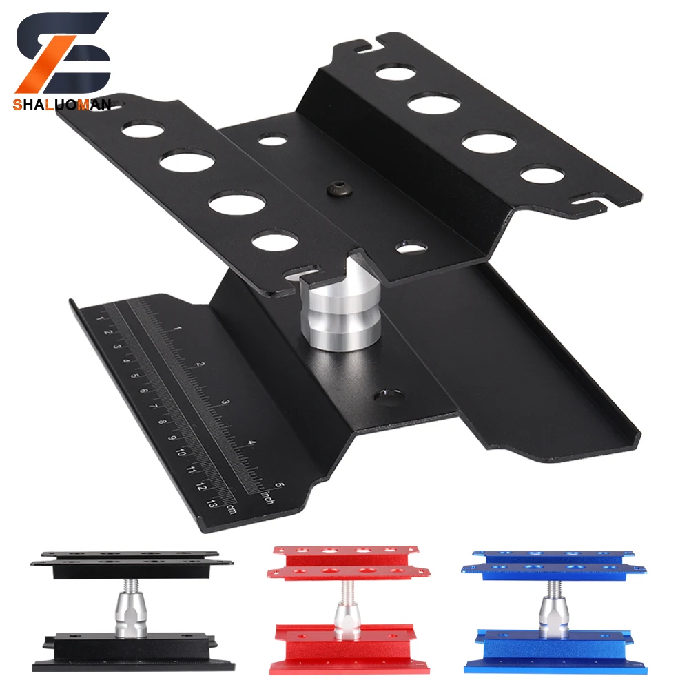Drfeify Estación De Reparación Giratoria Para Coches RC – Soporte De Aleación De Aluminio Para Modelos 1/8 Y 1/10