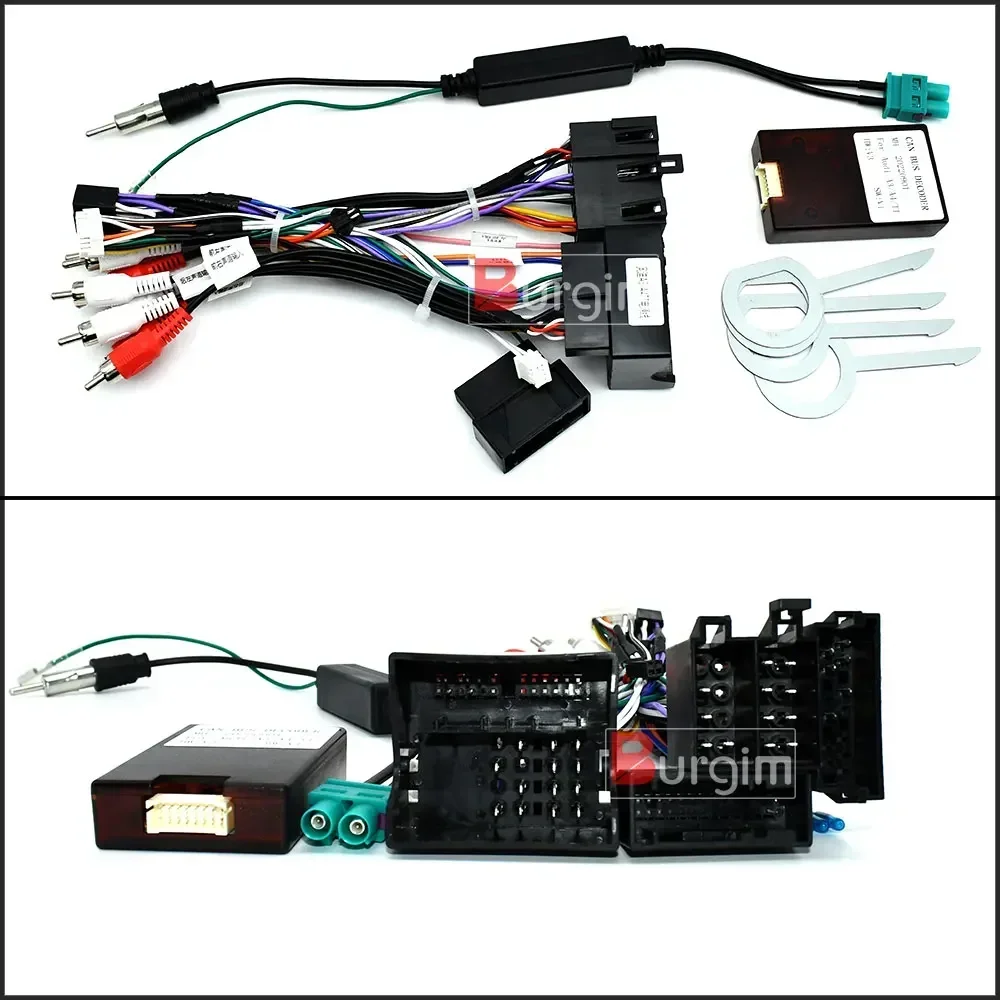 Audi TT MK2 2006-2014  ڵ  ٸ, 2 Din  Ʈ ŰƮ, 9 ġ ׷ г ̾ ϳ׽  ̺  Canbus