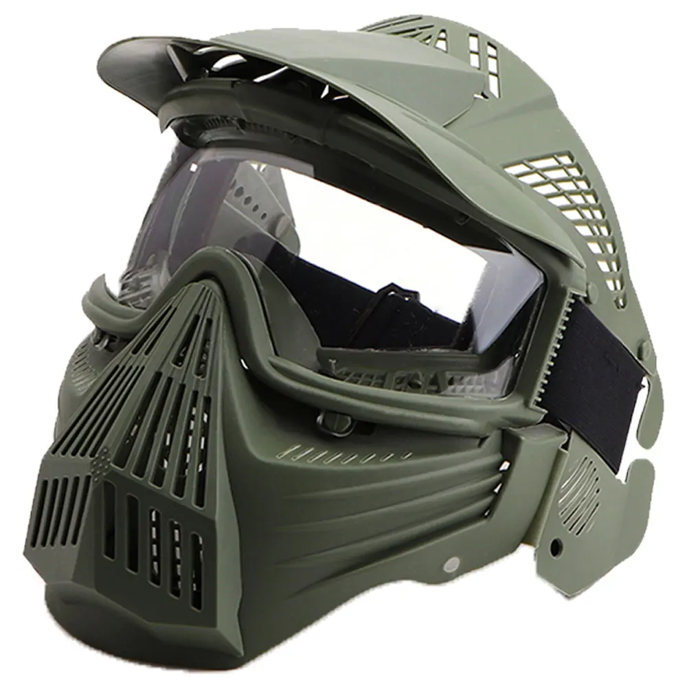 Paintball Mask Airsoft Mask Tactical Masks Full Face with Lens Goggles