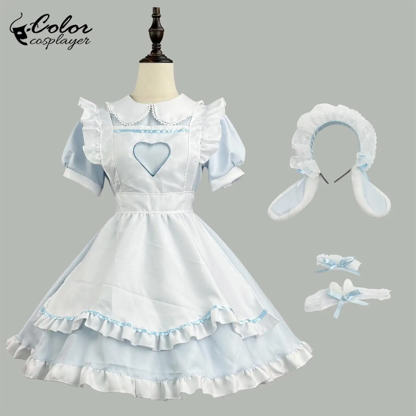 Lolita Cosplay Costumes For Women Girls Party Outfit Color Cosplayer Dress Maid Suits