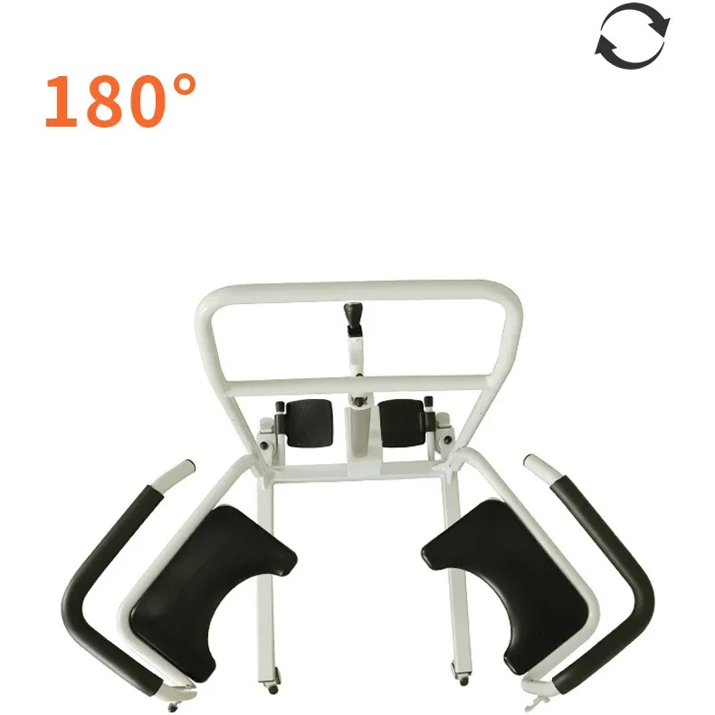 Wholesale Medical Portable Electric Wheelchair Toilet Move Wheel Nursing Patient Transfer Lift Commode Chair For Elderly 4
