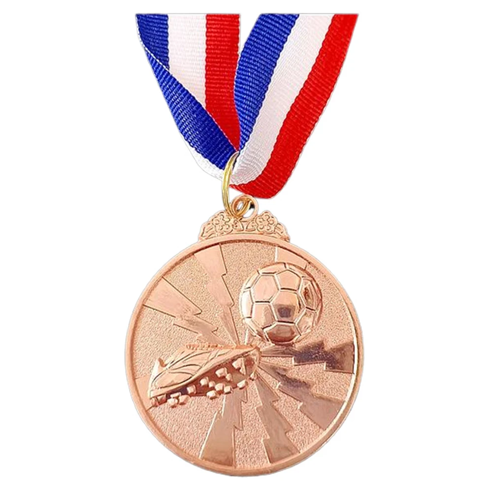 Soccer Medals Gold Silver Bronze Award Medals 2 Inch Metal Winner Zinc Alloy Football for Party Favors award medals