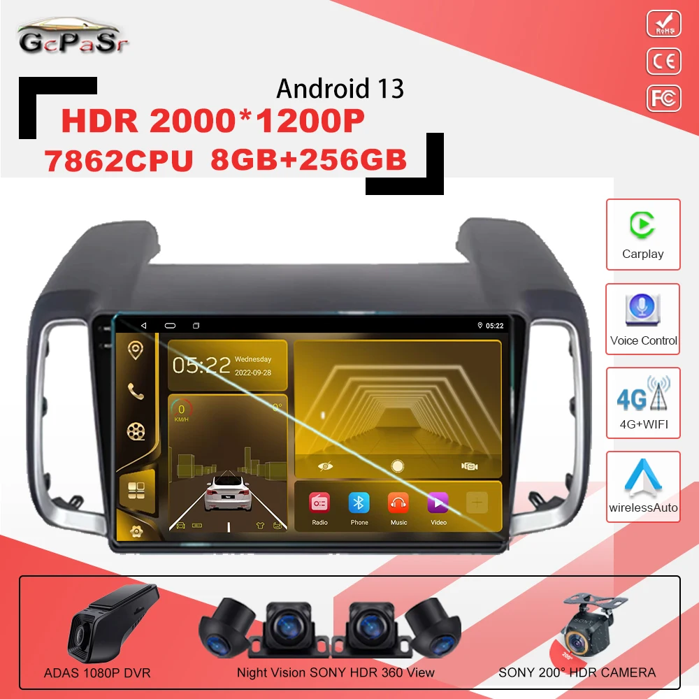 Android 13 Autoradio Per Hyundai Ix35 Tucson 3 2015 -2018 7862Cpu Schermo Multimediale Tv Navigazione Del Veicolo Stereo Bluetooth Head