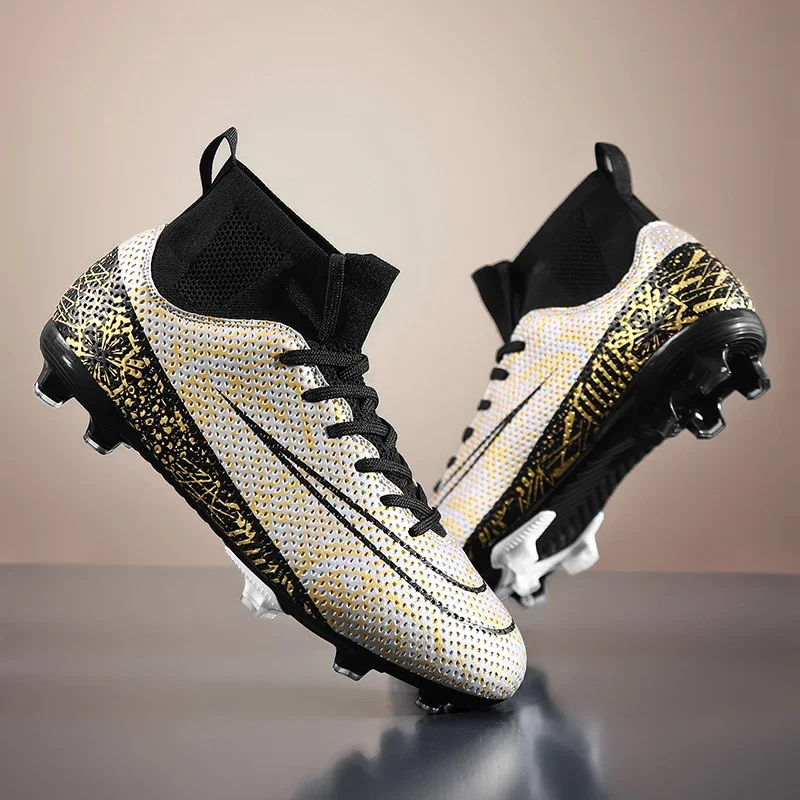 

TF/AG Football Shoes Male broken nails Student adult training grass long nails football boots non-slip professional game shoes