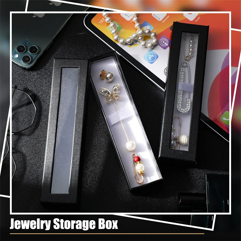 10pcs Pen Box Transparent Window Paper Packaging Gift Gel Pen Box Pencil Cases Boxes Packaging Jewelry Gift Pencil pencil cases stationery box