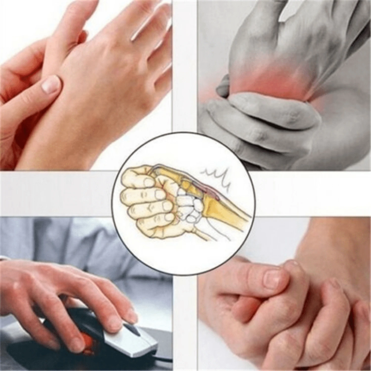 New Tourmaline Self-Heating Wrist Supports for Sports Protection & Therapy Care