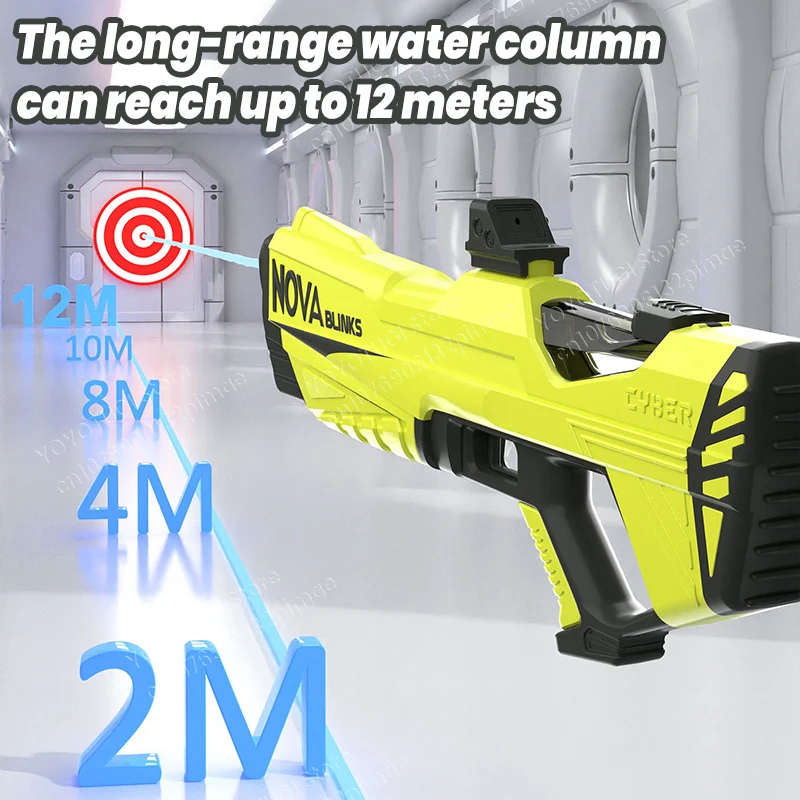 New Electric Water Gun Toys Fully Automatic Continuous Fire Water Gun Large Capacity Beach Summer Children's Water Playing Toys 3