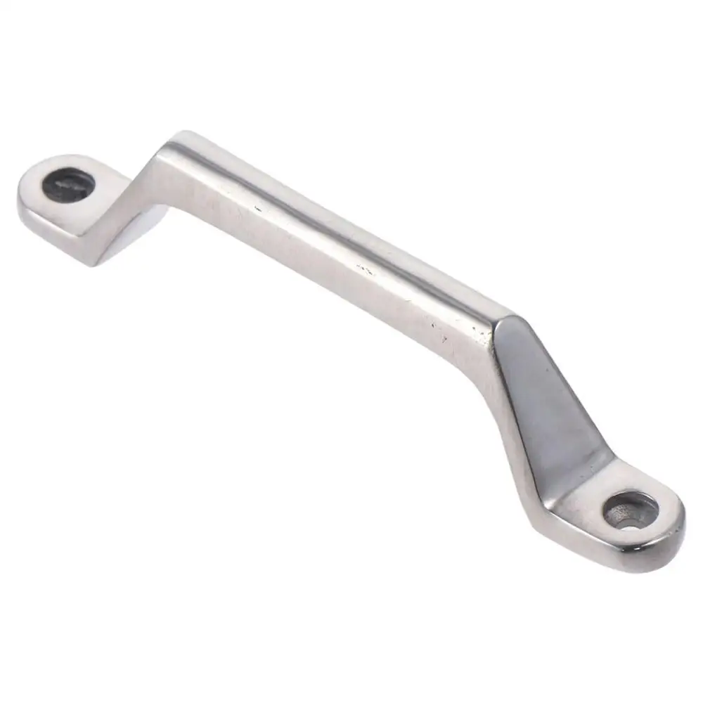 Description Picture 4 of itemStainless Steels Industrial Equipment Handles Flush Flat Base Solid Door Handle Silver 120mm Hole Center Cabinet Knoks