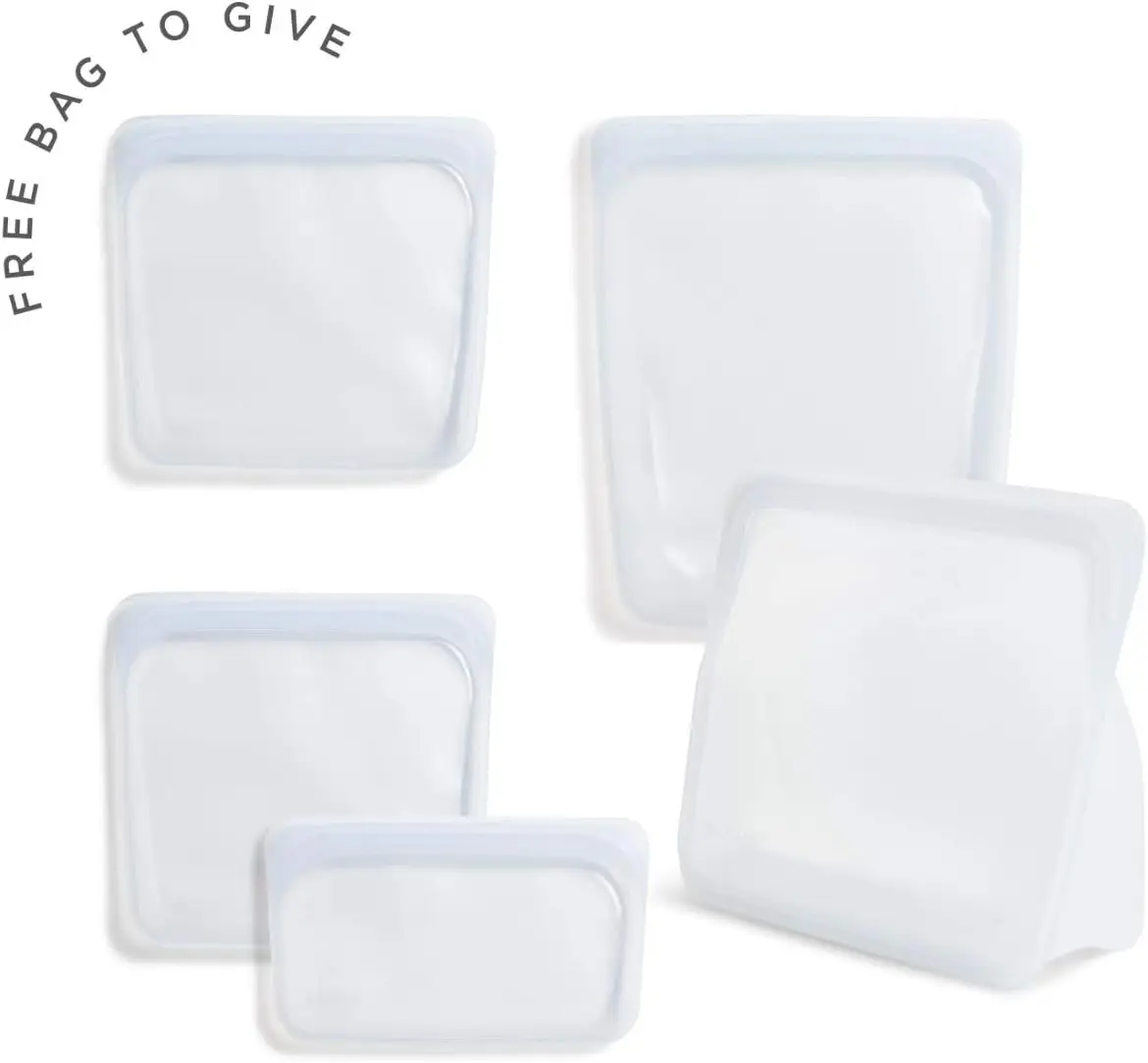 Reusable Silicone Food Storage 4-Pack