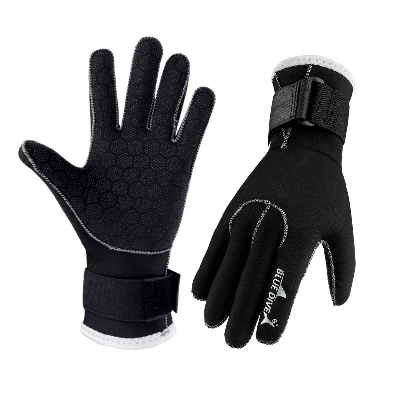 3MM Neoprene Scuba Dive Gloves Swim Gloves Snorkeling Equipment Anti Scratch Keep Warm Wetsuit Material Winter Swim Spearfishing 3