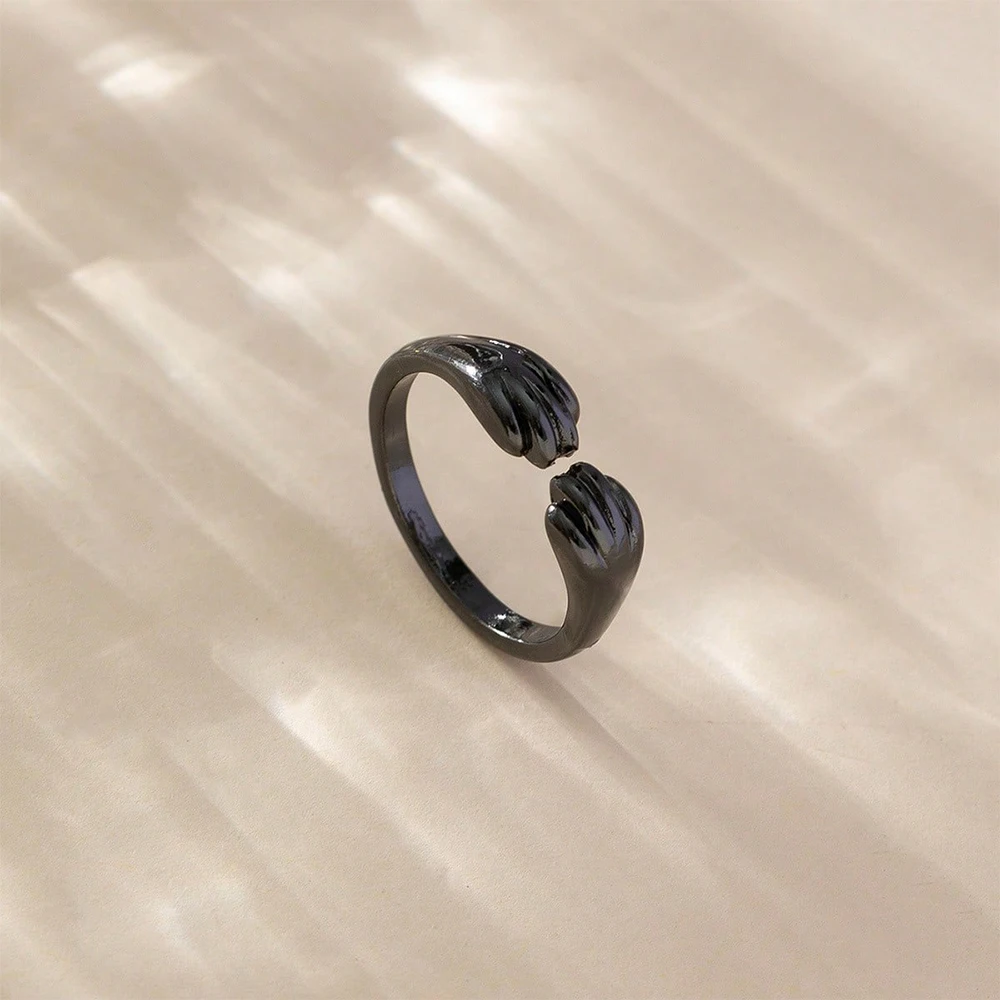 Fashionable and Creative Cat and Puppy Paw Print Open Ring