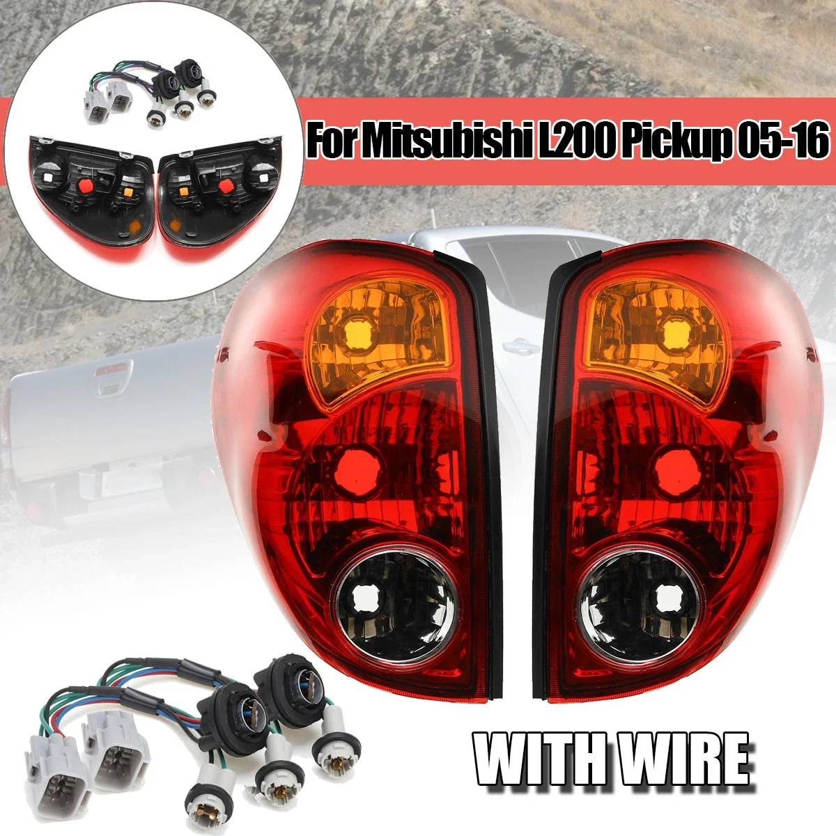 

Задний фонарь для Mitsubishi L200 2005 -2016, 1 шт.