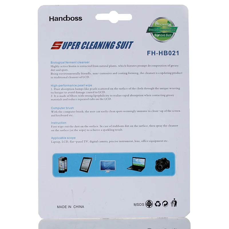 Screen cleaning kit liquid suitable for LCD TV, tablet, mobile phone, laptop, camera lens, CD cleaner, keyboard cleaning brush 6