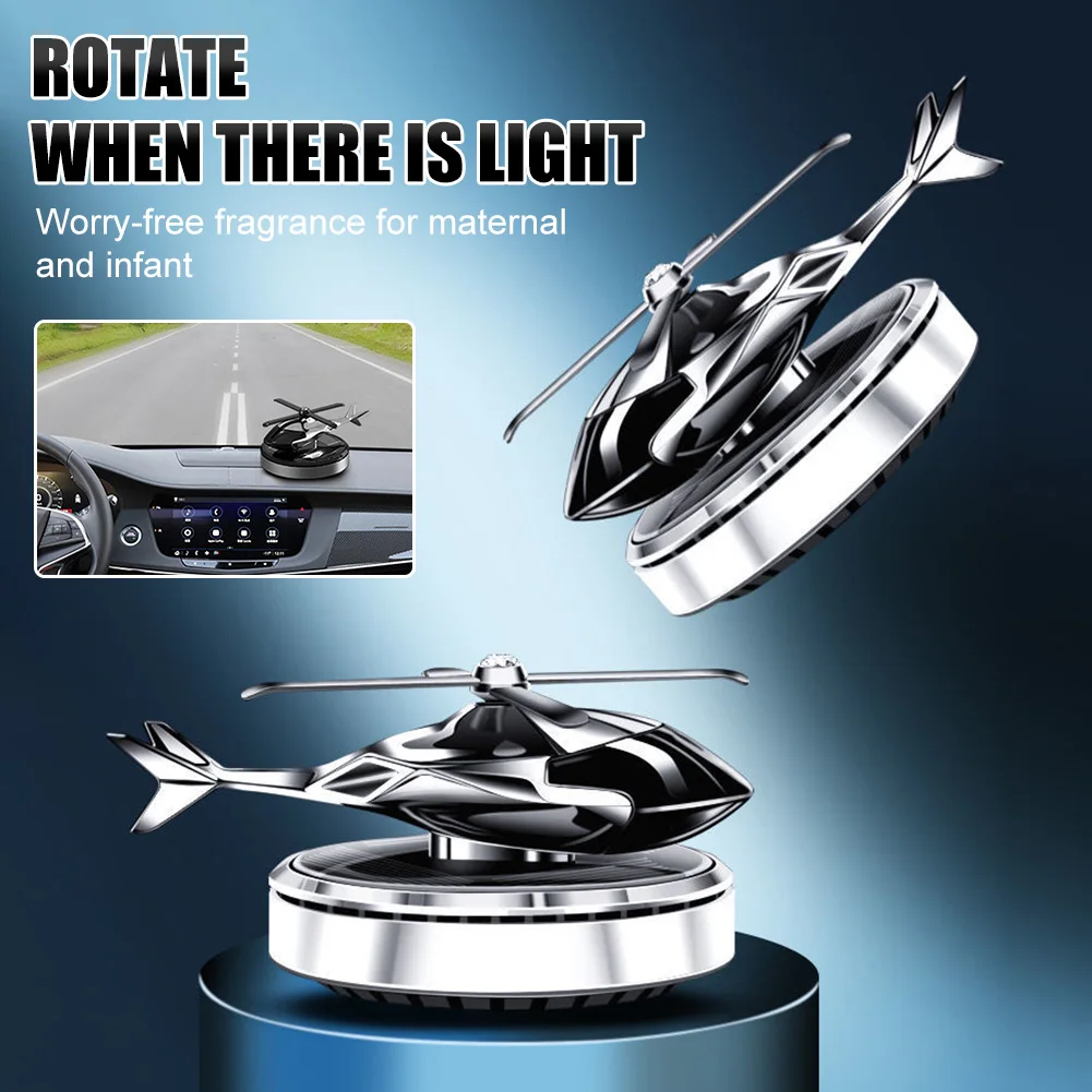 

Car Air Freshener Solar Agent Helicopter Propeller Fragrance Suitable For Car Perfume Long Lasting Diffuser Decoration