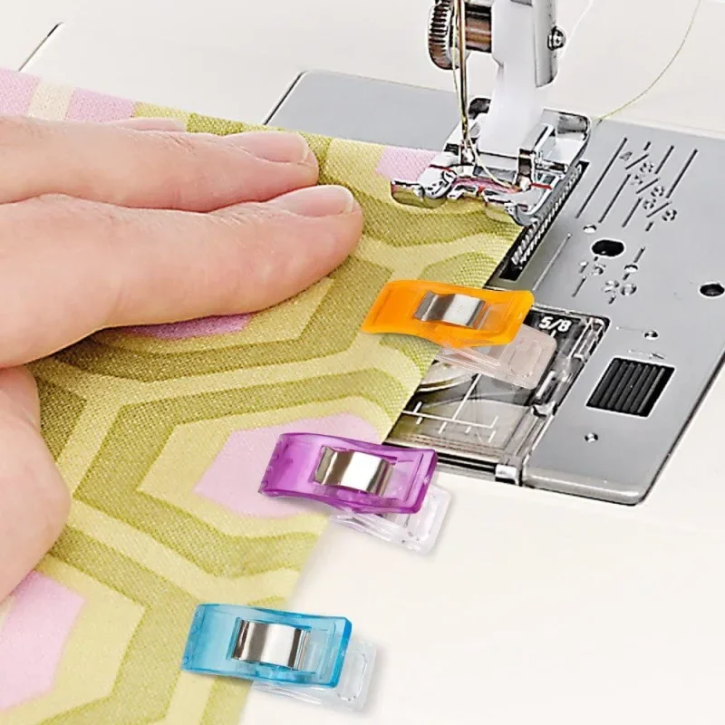 Sewing Clips 10/20/50 PCS Garment Multipurpose Colorful Clothing Pin Positioning Patchwork Knitting Clamps