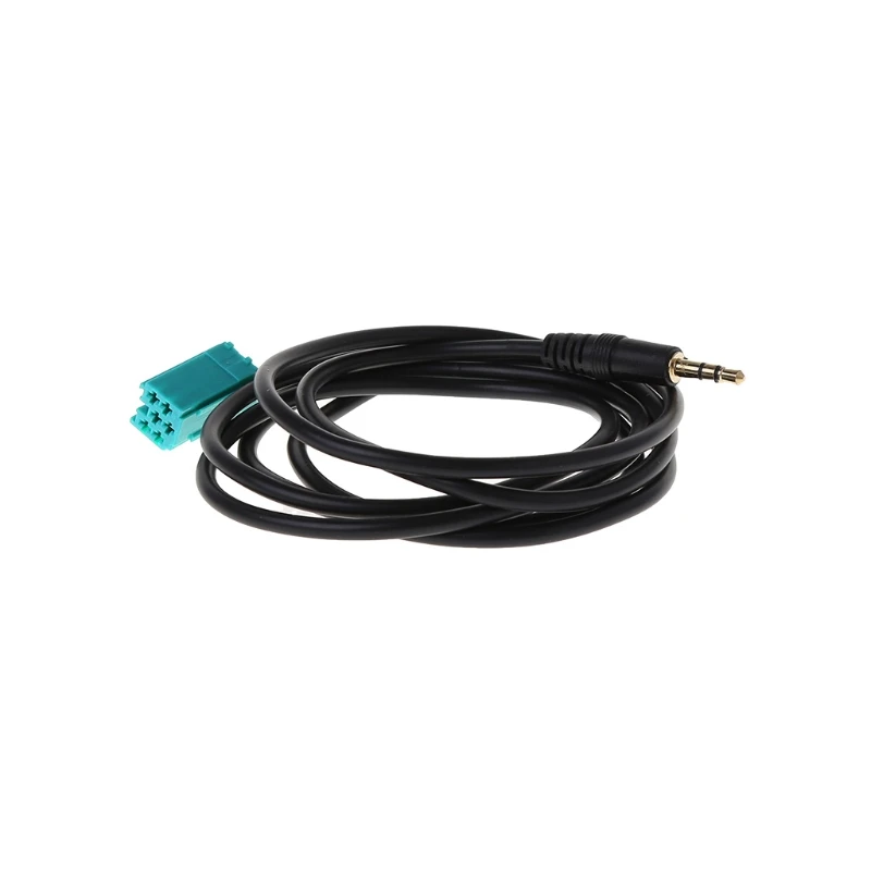 Aux Input Lead 3.5mm Jack Car Radio MP3 Auxiliary Adapter with Radio Keys for Renault 2005-2011 Clio Megane Laguna Modus
