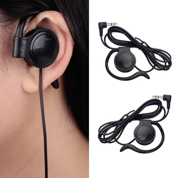 Gancio per l'orecchio sinistro destro da 3.5mm solo auricolare auricolare auricolare Radio Tour guide sistema auricolare morbido gancio per l'orecchio auricolare