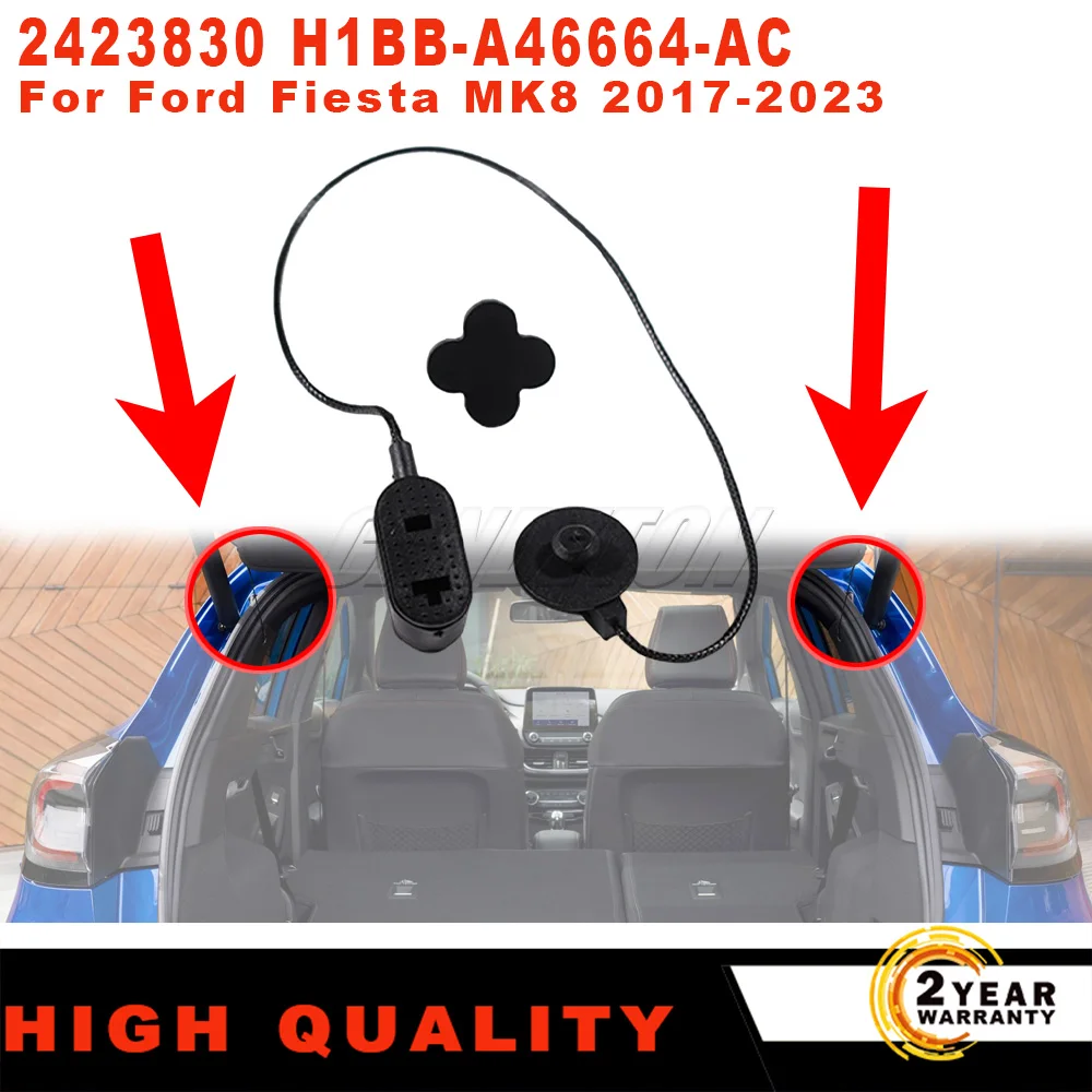 For Ford Fiesta MK8 2017-2023 New 1Set Parcel Luggage Shelf Load Cover String Cord black 2423830 H1BB-A46664-AC Car Accessories