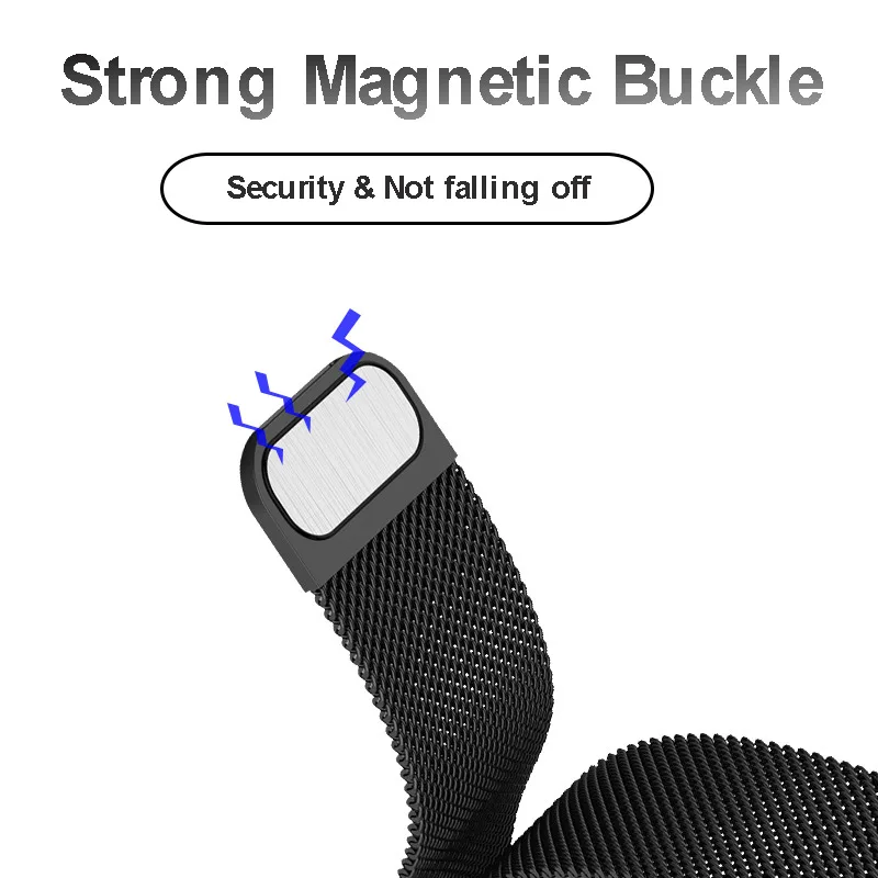 Magnetic Milanese Loop Replacement Wristband Bracelet