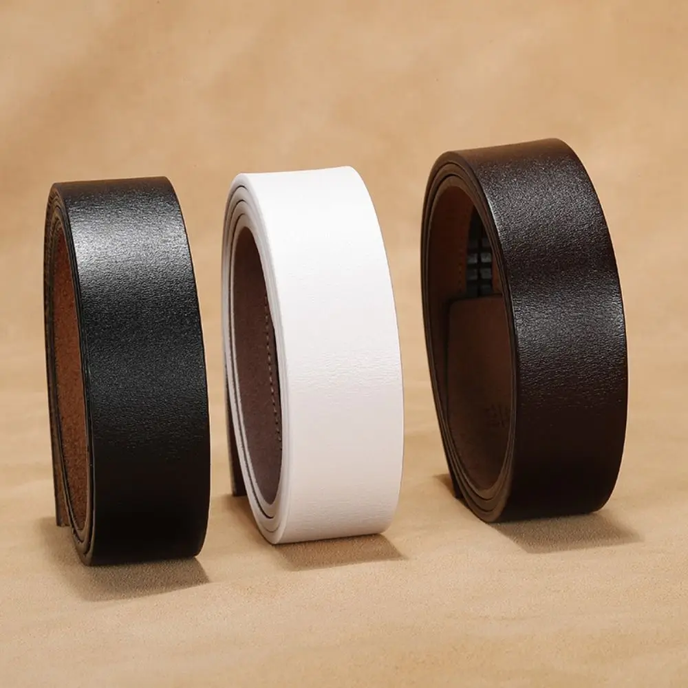 Cowhide Waistband Leather Belt Without Buckle Craft DIY mens belt leather belt waist belt