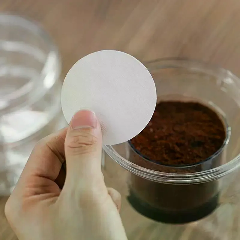 100Pcs Espresso Paper Filters 51mm 53mm 58mm Puck Screen For Delonghi Breville Portafilter Machine Tools Coffee Filter Paper