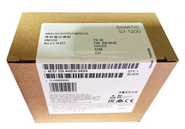 

Новый оригинальный 6ES7232-4HD32-0XB0 S7-1200 SM1232 аналоговый выходной модуль 6ES72324HD320XB0 Spot 6ES7232-4HB32-0XB0 6ES7232-0HD32-0XB0