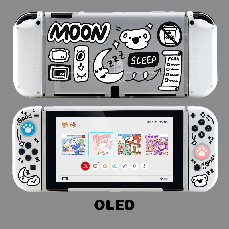 Nintendo Switch OLED White with Animal Crossing New Horizons Game