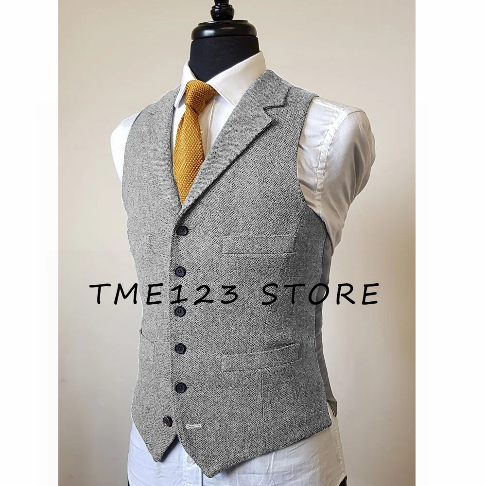 New Men's Vest Business Casual Single Breasted Sleeveless Vest Formal Man Vests for Men Suits Suit Male Summer Gilet Waistcoat