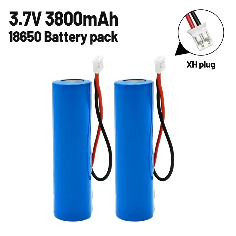 

100% Originele 3.7V 3800Mah Li-Ion Oplaadbare Batterij 18650 Met Vervanging Socket, diy Lijn Voor Noodverlichting