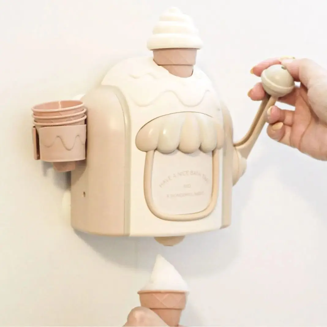 Ice cream manual shower gel hand soap foamer