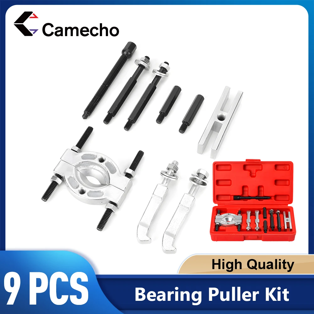 9pcs Portable Bearing Splitter Separator Puller Kit Car Bear Separator Puller Bearing Removal Tool Gear Puller Car Repair Tools