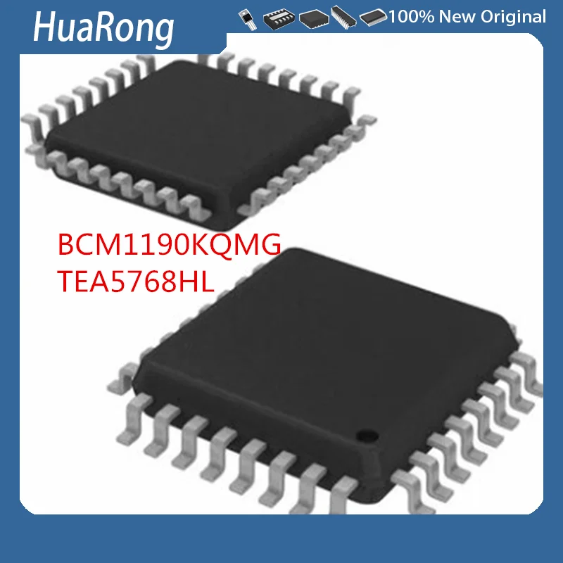 

2Pcs/Lot BCM1190KQMG BCM1190 TEA5768HL/V2 TEA5768HL QFP32 NUC972DF61Y 64M DDR2 QFP216