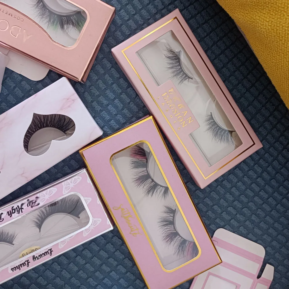 1500pcs customization Eyelash box and lashes 6