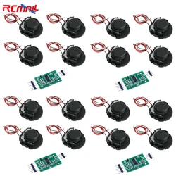 Enhanced Weight Sensor Kit with HX711 AD Module and 50KG Load Cell (4 sets with bracket)