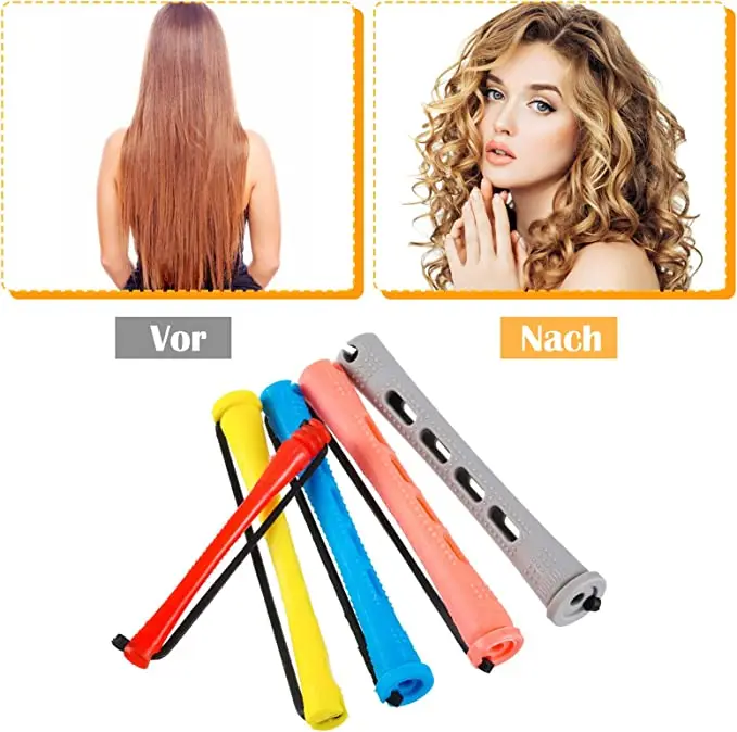 Hair Perm Rods 60 Pieces Professional Hairstyling Accessory Barber Shop Hairs Curlers Hairdressing Accessories hair styling tool hair curling tools