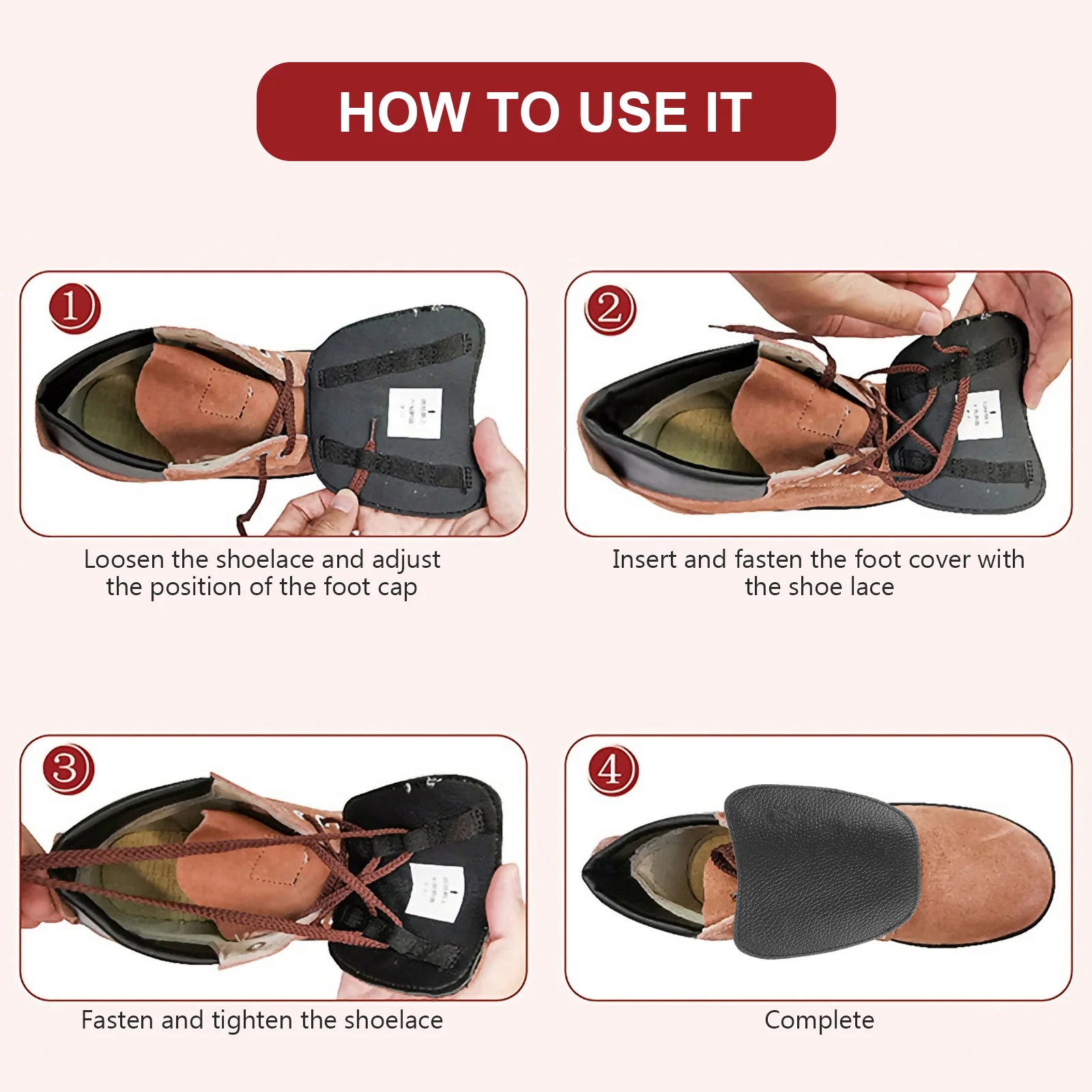 Anti-scald Shoe Cover Accessories Shoes Toe Protective Parts Safety Mask Workshop Covers Cowhide Supply Shoe Covers Rain Shoe Covers Silicone Shoe Covers Disposable Shoe Covers Rain Shoe Protector Plastic Shoe Cover