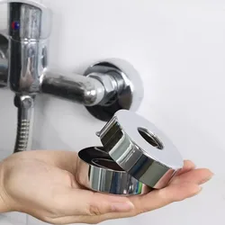 Faucet Decorative Cover Stainless Steel Water Pipe Connector Heighten Valve Panel Shower Kitchen Faucet Accessories