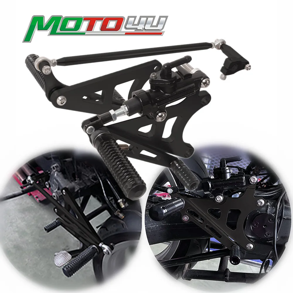 

Cafe Racer Vintage Rearsets Rear Sets Footpeg Footrest Right and Left Aluminium For BMW K100 K 100