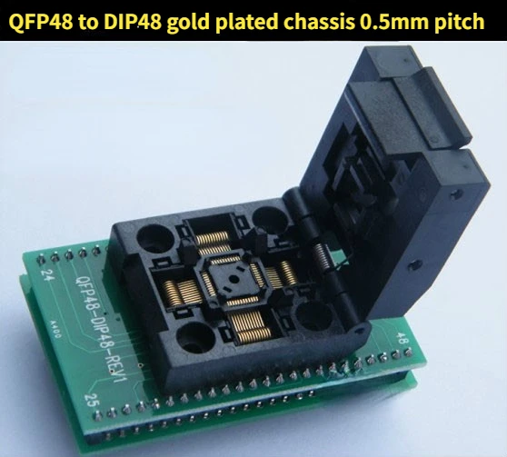 

Высокое качество TQFP48 до DIP48 QFP48-0.5mm LQFP тестирование сиденья сжигание сиденья Программирование сиденья